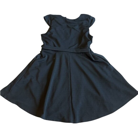 Hutch Anthropologie Ronnie Black Wrap Dress Short Sleeve A-Line Size XL Women's - Picture 6 of 11